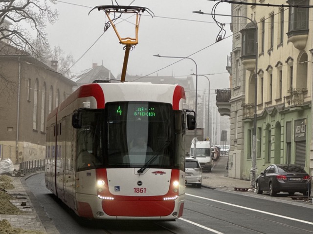 Na Údolní ulici se 20. prosince vrátí tramvaje